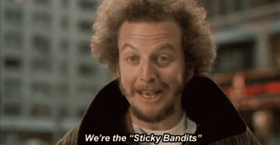 A Man With A Beard Says We 'Re The " Sticky Bandits " GIF