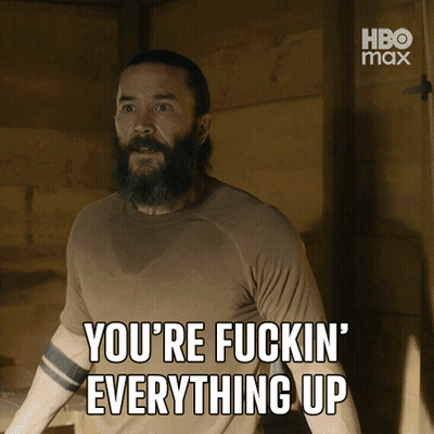 A Man With A Beard Says You 'Re Fuckin Everything Up GIF