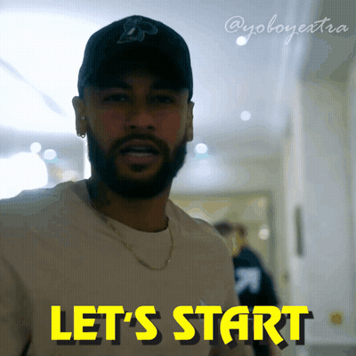 A Man With A Beard Wearing A Baseball Cap Says Let 'S Start GIF