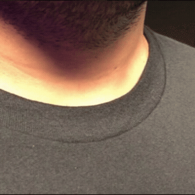 A Man With A Beard Wearing A Black Shirt GIF