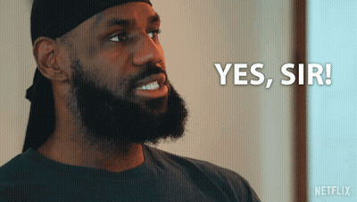 A Man With A Beard Wearing A Headband Says Yes Sir GIF
