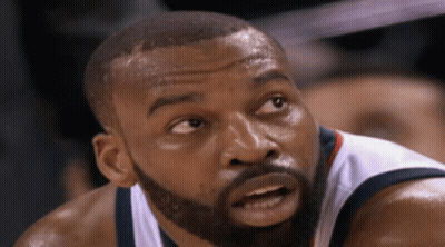 A Man With A Beard Wearing A Jersey That Says ' Washington Wizards ' On It GIF