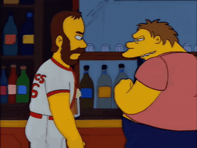 A Man With A Beard Wearing A Jersey With The Number 6 On It GIF