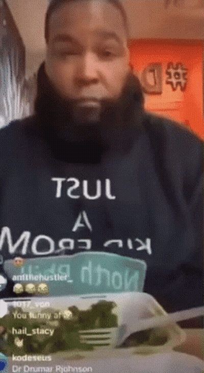 A Man With A Beard Wearing A T2ul Hoodie GIF