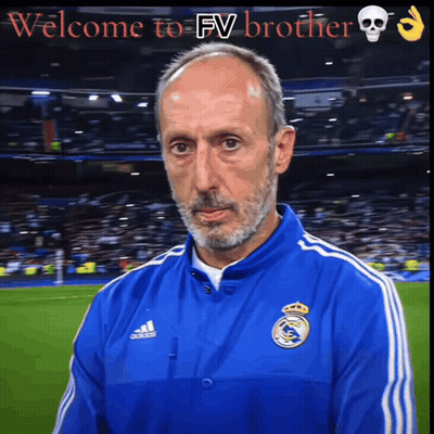 A Man With A Beard Wearing An Adidas Jacket GIF