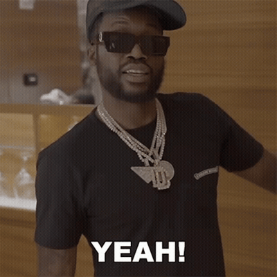 A Man With A Beard Wearing Sunglasses And A Black Shirt Says Yeah GIF