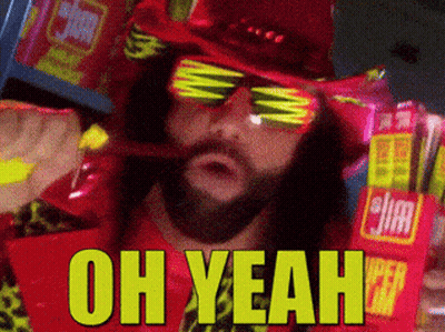 A Man With A Beard Wearing Sunglasses And A Hat Says Oh Yeah GIF