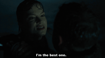 A Man With A Bloody Nose Is Saying I 'M The Best One GIF