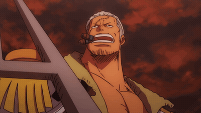 A Man With A Cigar In His Mouth Is Holding A Large Sword GIF