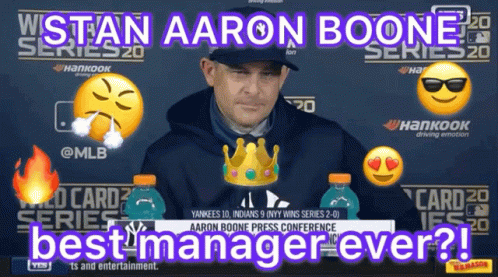 A Man With A Crown In Front Of Him With The Words Best Manager Ever GIF