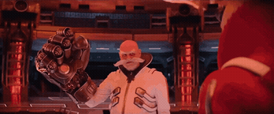 A Man With A Glove On His Hand Says I Was Saving It For Comic Con GIF