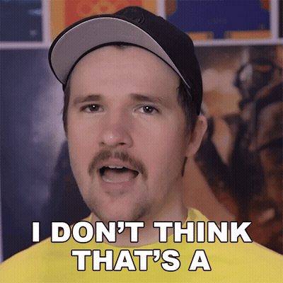 A Man With A Hat And Mustache Says I Don T Think That 'S A GIF