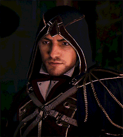 Man With Hood And Sword GIF