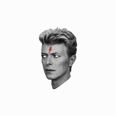 A Man With A Lightning Bolt On His Face GIF