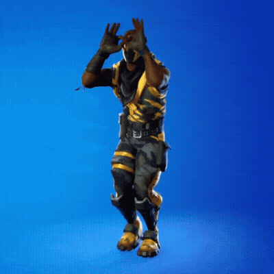 A Man With A Mask On His Face Is Jumping In The Air GIF