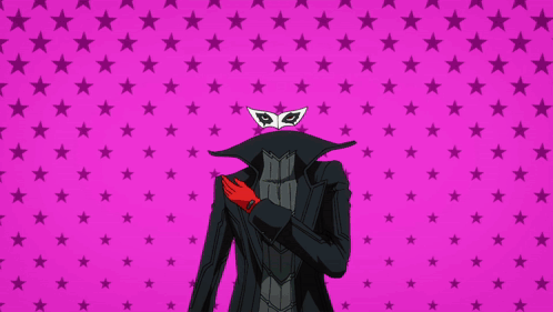 A Man With A Mask On His Face Stands In Front Of A Speech Bubble That Says You 'Re My Self GIF