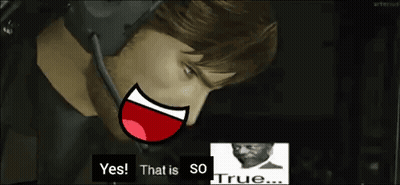 A Man With A Microphone On His Head Says Yes GIF