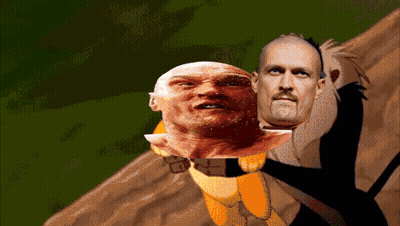 A Man With A Mustache And A Bald Head GIF