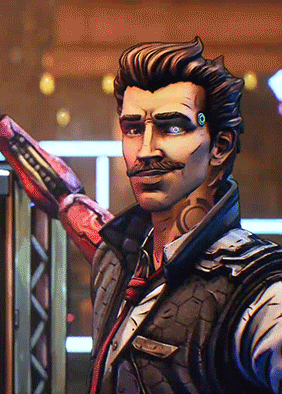 A Man With A Mustache Is Holding A Gun GIF