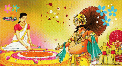 A Man With A Mustache Is Holding An Umbrella While A Woman Sits On A Flower Arrangement GIF