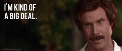 A Man With A Mustache Is Saying `` I 'M Kind Of A Big Deal . '' GIF