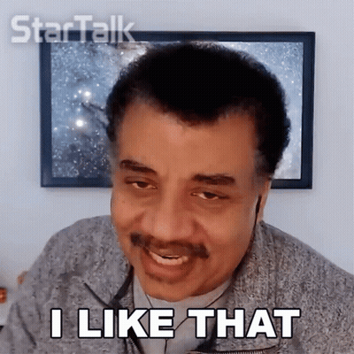 A Man With A Mustache Says I Like That In Front Of A Framed Picture GIF