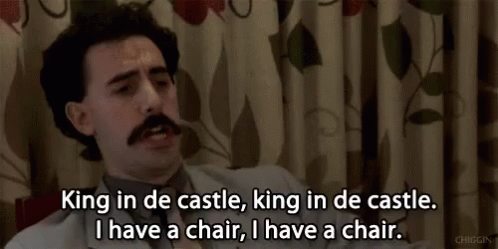 A Man With A Mustache Says King In De Castle King In De Castle GIF
