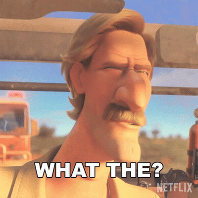 A Man With A Mustache Says What The GIF