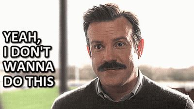 A Man With A Mustache Says Yeah I Do N't Wanna Do This GIF