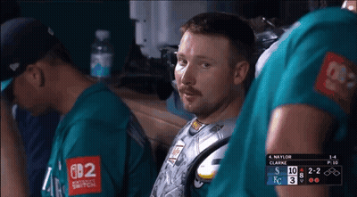 A Man With A Mustache Wearing A Shirt That Says 602 GIF