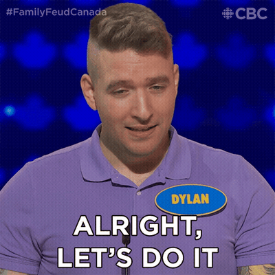 A Man With A Name Tag That Says Dylan GIF