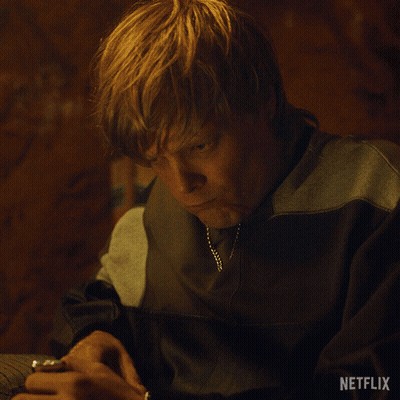 A Man With A Necklace Says You Accusing Me Of Something Netflix GIF