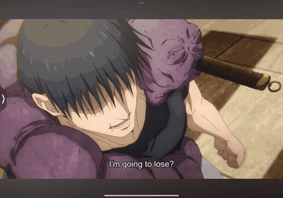 A Man With A Purple Mask On His Head Says " I 'M Going To Lose " GIF