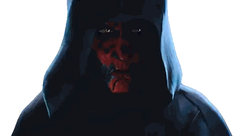 A Man With A Red Face Is Wearing A Hood Sticker