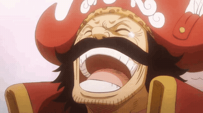 A Man With A Red Hat And Mustache Is Laughing . GIF