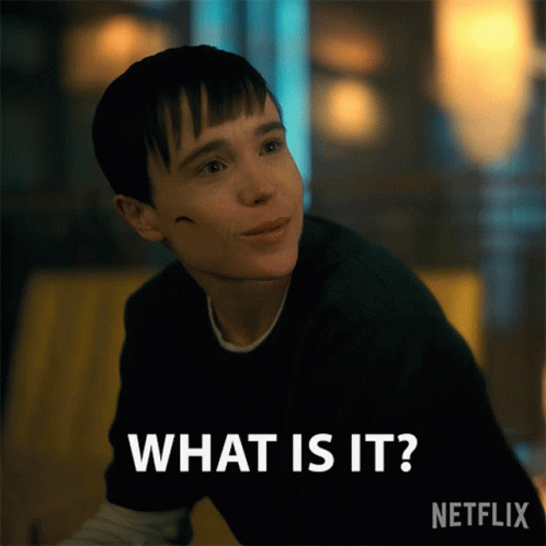 A Man With A Scar On His Face Is Asking What Is It On Netflix GIF