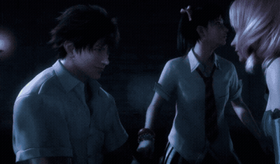 A Man With A Serious Look On His Face Holds His Fist In The Air GIF