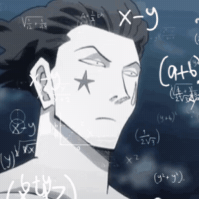 A Man With A Star On His Face Is Surrounded By Math Equations Such As X-Y GIF