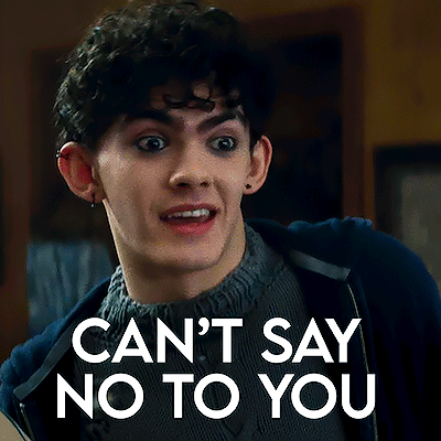 Surprised Man Can't Say No To You GIF