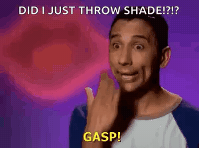 A Man With A Surprised Look On His Face Is Saying Gasp . GIF