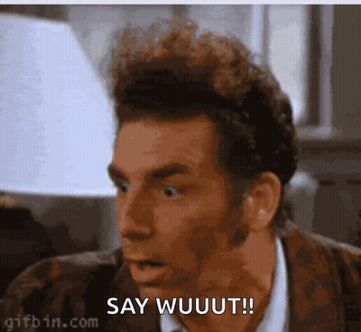 A Man With A Surprised Look On His Face Is Saying Say Wuuut ! GIF