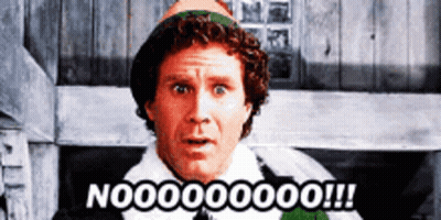 A Man With A Surprised Look On His Face Is Wearing A Green Hat And A White Shirt .. GIF