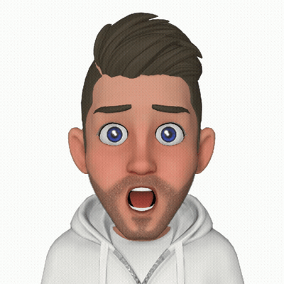 A Man With A Surprised Look On His Face Is Wearing A White Hoodie GIF