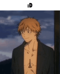 A Man With A Tattoo On His Chest Is Wearing A Jacket . GIF