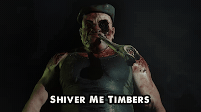 A Man With A Wrench In His Mouth And The Words Shiver Me Timbers Above Him GIF