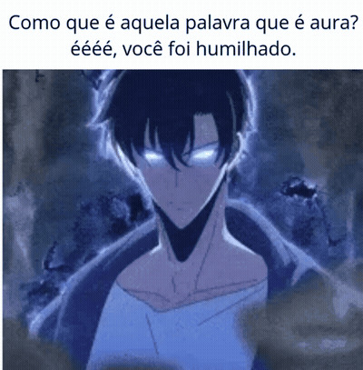 A Man With Blue Eyes And The Words Como Que E Aquela Palavra Que É Aura GIF