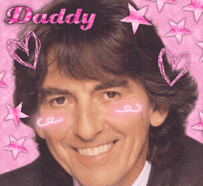 A Man With Daddy Written On His Face GIF