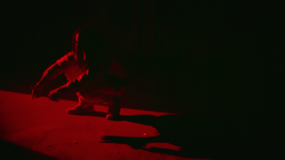 A Man With Dreadlocks In A Red Jacket GIF