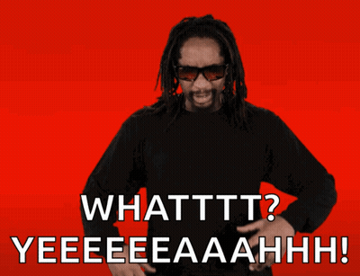 A Man With Dreadlocks Is Singing Whatttt Yeeeeeaaahhh GIF