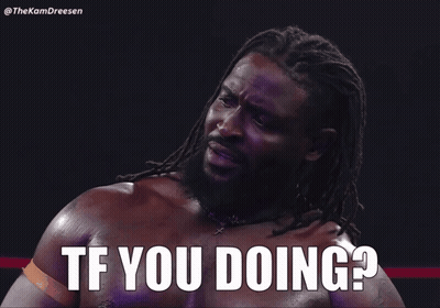 A Man With Dreadlocks Says " If You Doing " On The Screen GIF